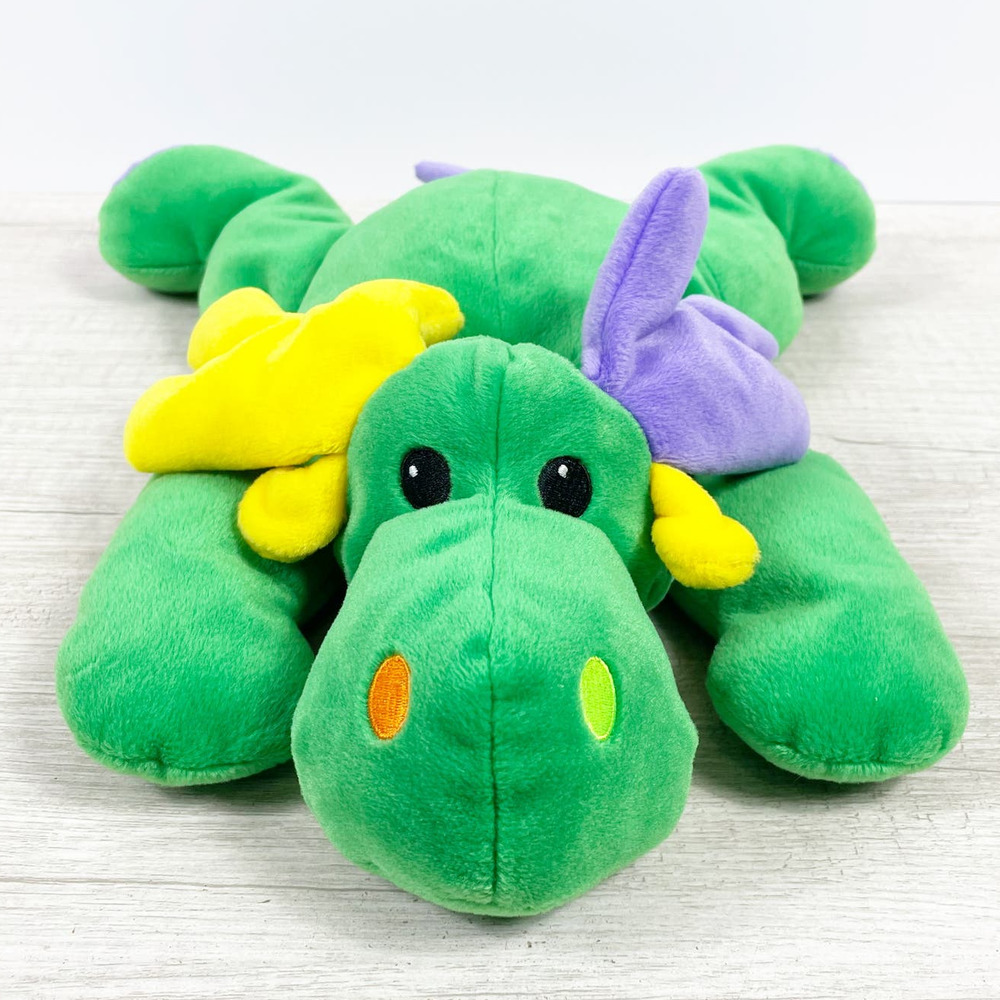 TY 1998‎ ANTLERS The Green Moose Reindeer Pillow Pals Floppy 14” Stuffed Animal
